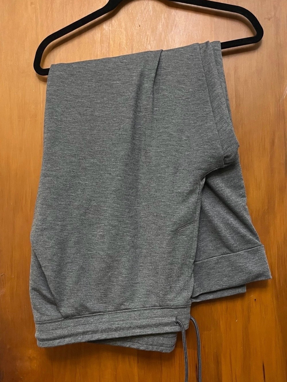 Plus Size Men’s Athletic Works Gray Drawstring Jogger Pants 3X